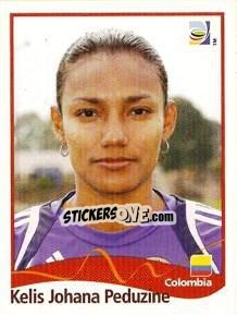 Figurina Kelis Johana Peduzine - FIFA Women's World Cup Germany 2011 - Panini