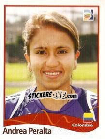 Figurina Andrea Peralta - FIFA Women's World Cup Germany 2011 - Panini