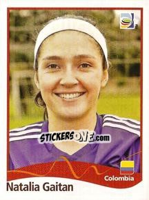 Sticker Natalia Gaitan - FIFA Women's World Cup Germany 2011 - Panini
