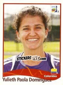 Figurina Yulieth Paola Dominguez - FIFA Women's World Cup Germany 2011 - Panini