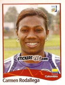 Cromo Carmen Rodallega - FIFA Women's World Cup Germany 2011 - Panini