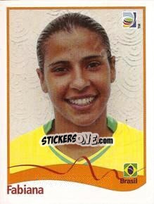 Figurina Fabiana - FIFA Women's World Cup Germany 2011 - Panini