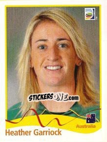 Sticker Heather Garriock - FIFA Women's World Cup Germany 2011 - Panini
