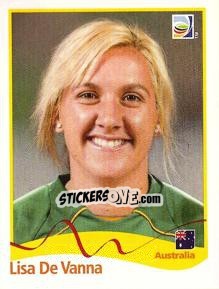 Figurina Lisa De Vanna - FIFA Women's World Cup Germany 2011 - Panini