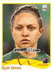 Cromo Kyah Simon - FIFA Women's World Cup Germany 2011 - Panini