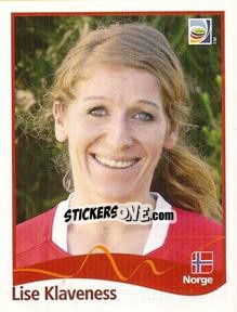 Sticker Lise Klaveness - FIFA Women's World Cup Germany 2011 - Panini