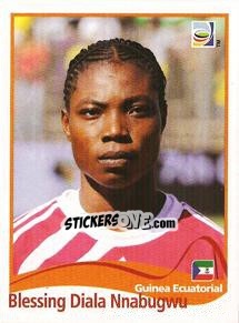 Sticker Blessing Diala Nnabugwu - FIFA Women's World Cup Germany 2011 - Panini