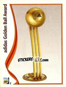 Sticker adidas Golden Ball Award - FIFA Women's World Cup Germany 2011 n. 333 - Panini