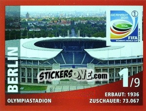 Sticker Berlin - FIFA Women's World Cup Germany 2011 - Panini