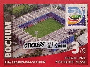 Sticker Bochum - FIFA Women's World Cup Germany 2011 - Panini