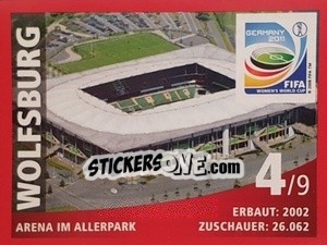 Sticker Wolfsburg - FIFA Women's World Cup Germany 2011 - Panini