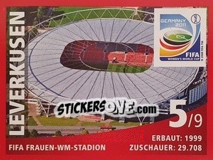 Sticker Leverkusen - FIFA Women's World Cup Germany 2011 - Panini