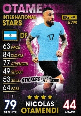 Sticker Nicolas Otamendi