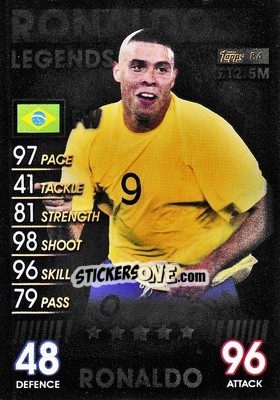 Sticker Ronaldo - Match Attax 101. Season 2018-2019 n. 84 - Topps