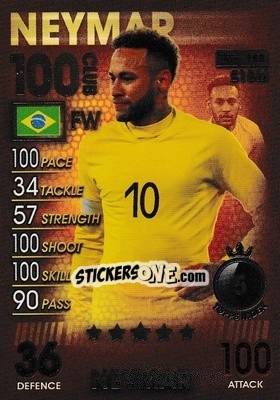 Cromo Neymar - Match Attax 101. Season 2018-2019 - Topps