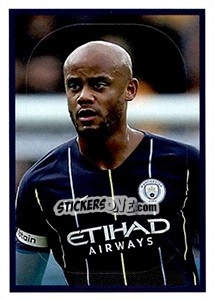 Sticker Vincent Kompany - Tabloid Premier League n. 12 - Panini