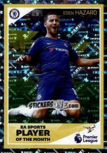 Sticker Eden Hazard - Player of the Month - Tabloid Premier League - Panini