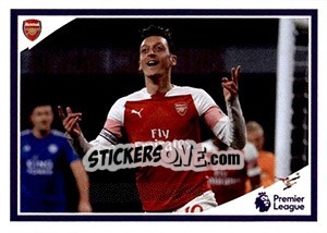 Sticker Mesut Özil - Tabloid Premier League n. 31 - Panini