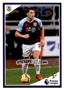 Sticker James Tarkowski - Tabloid Premier League n. 50 - Panini