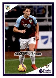 Cromo James Tarkowski - Tabloid Premier League - Panini