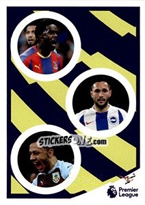 Sticker Jeffrey Schlupp / Florin Andone / Dwight McNeil - Tabloid Premier League n. 51 - Panini