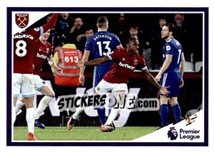 Sticker Michail Antonio - Tabloid Premier League n. 52 - Panini