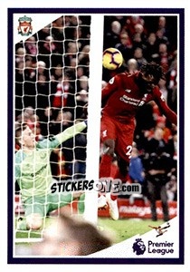 Sticker Divock Origi - Tabloid Premier League n. 54 - Panini