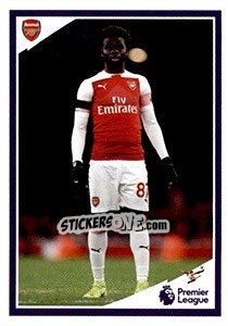 Figurina Bukayo Saka - Tabloid Premier League - Panini