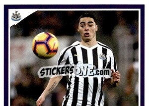 Sticker Miguel Almiron  (puzzle 1) - Tabloid Premier League n. 67 - Panini