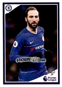 Sticker Gonzalo Higuain - Tabloid Premier League n. 69 - Panini