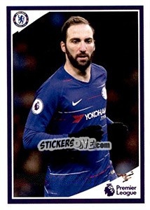 Figurina Gonzalo Higuain - Tabloid Premier League - Panini