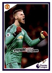 Sticker David de Gea - Tabloid Premier League n. 70 - Panini
