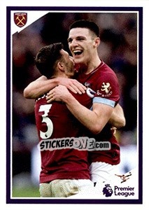 Figurina Declan Rice - Tabloid Premier League - Panini