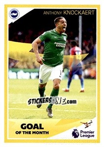 Sticker Anthony Knockaert - Goal of the Month - Tabloid Premier League n. 92 - Panini
