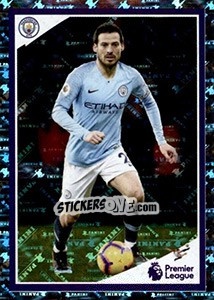 Sticker David Silva - Tabloid Premier League - Panini