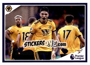 Figurina Raul Jimenez - Tabloid Premier League - Panini