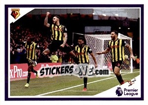 Figurina Goal celebration - Tabloid Premier League - Panini