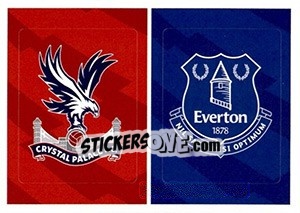Sticker Crystal Palace / Everton - Tabloid Premier League n. 115 - Panini