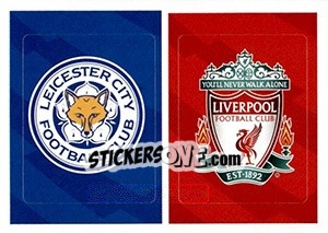 Sticker Leicester City / Liverpool - Tabloid Premier League n. 116 - Panini