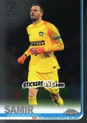 Sticker Samir Handanovic - UEFA Champions League Chrome 2018-2019 n. 7 - Topps