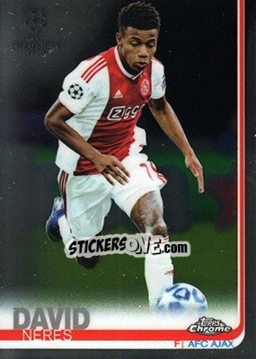 Sticker David Neres - UEFA Champions League Chrome 2018-2019 n. 9 - Topps