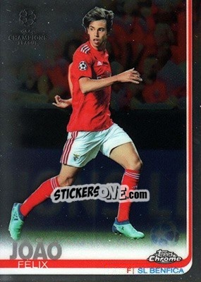 Sticker Joao Felix - UEFA Champions League Chrome 2018-2019 n. 10 - Topps
