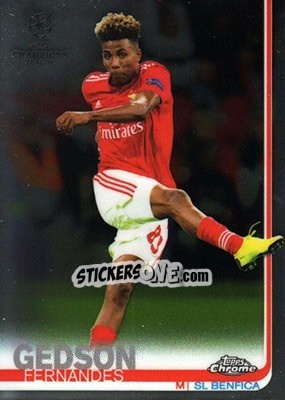 Sticker Gedson Fernandes - UEFA Champions League Chrome 2018-2019 n. 13 - Topps