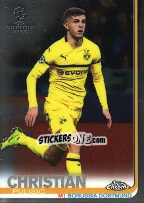 Sticker Christian Pulisic - UEFA Champions League Chrome 2018-2019 n. 23 - Topps