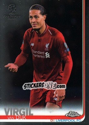 Sticker Virgil van Dijk - UEFA Champions League Chrome 2018-2019 n. 24 - Topps