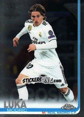 Sticker Luka Modric - UEFA Champions League Chrome 2018-2019 n. 25 - Topps