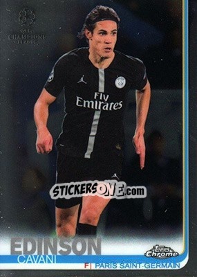 Sticker Edinson Cavani - UEFA Champions League Chrome 2018-2019 n. 31 - Topps