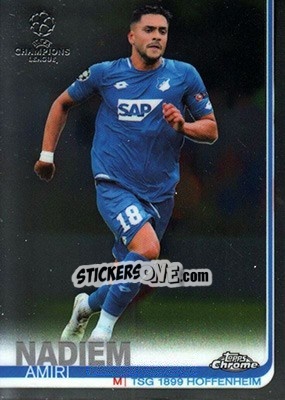 Sticker Nadiem Amiri - UEFA Champions League Chrome 2018-2019 n. 37 - Topps