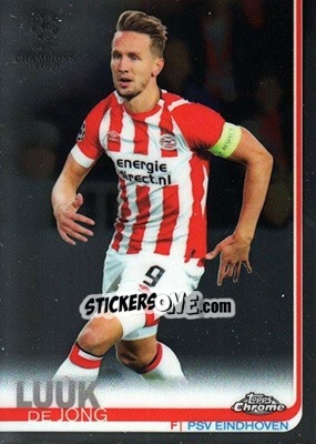 Sticker Luuk de Jong - UEFA Champions League Chrome 2018-2019 n. 38 - Topps