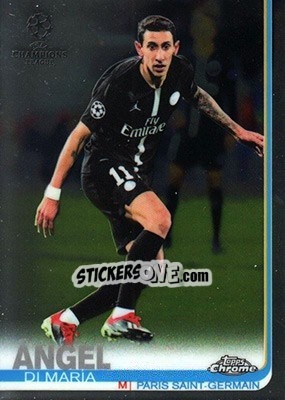 Sticker Ángel Di María - UEFA Champions League Chrome 2018-2019 n. 39 - Topps